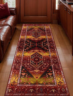 SERISSA 2x6 Washable Non Slip Boho Runner Rug - Image 2
