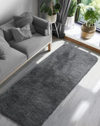 Ophanie Runner Rug for Hallway, 3x8 Washable Non-Slip Fluffy Soft Bedside Rugs - Image 6