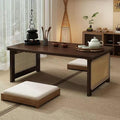 Japanese Floor Table Bamboo Folding Coffee Table Portable Solid Wood Japanese by YHGSYXL