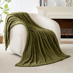 Green Throw Blanket - Image 7