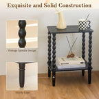 Fultyle Black Side Table, Small End Table - Image 4