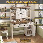 MSmask Farmhouse Vanity Desk - Image 3