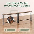 SUPERJARE 5.7 Inch Console Table - Image 8