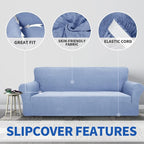 ZNSAYOTX 1 Piece Jacquard Couch Covers - Image 3
