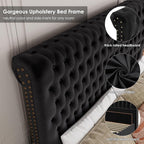 King Size Bed Frame 54" Tall Headboard - Image 3