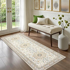 Hallway Runner Rug: 2.6x8 Kitchen Boho Rugs - Image 2
