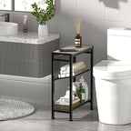 Narrow Side Table for Small Space, 3-Tier End Table - Image 9