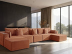 168" Cloud Sectional Couch, Comfort U Shaped Sofa by VYUXWO