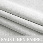 MIULEE 100% Blackout Linen Curtains - Image 5