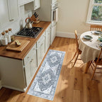 RELEANY Washable Area Rug, Runner 2'x5', Water Repellent, Pet Friendly - Image 2