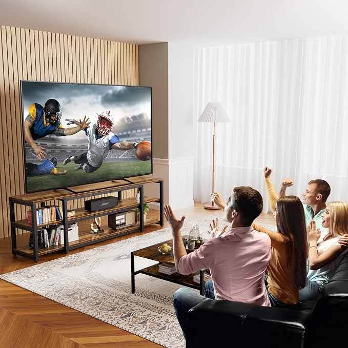 Aquzee 85 inch TV Stand, Entertainment Center - Image 2