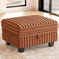 Belffin Corduroy Fabric Ottoman by Belffin