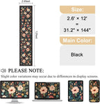 DUKINO 2.6x12 Kitchen Runner Rug, Floral Non Slip Long Washable Rug, Stain - Image 2