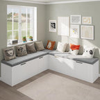 Bobve L-Shape Storage Bench by Bobve