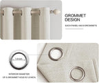 MIULEE 100% Blackout Linen Curtains - Image 4