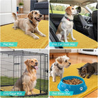 OLANLY Dog Door Mat for Muddy Paws 54x32, Super Absorbent Chenille Mud Mat | - Image 7