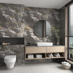 BAYYA Dark Grey/Gold Marble Contact Paper - Image 4
