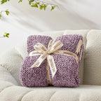 Snuggle Sac Super Soft Purple Blanket Reversible Twin Size - Image 4