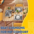 AAAAAcessories D-Shaped Chair Cushions, Machine-Washable Cover - Image 8