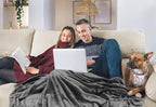 Utopia Bedding Ultra Soft Fleece Bed Blanket Full Size Grey | Microfiber Plush - Image 6
