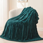 NEWCOSPLAY Fleece Ribbed Cozy Twin Blanket by NEWCOSPLAY