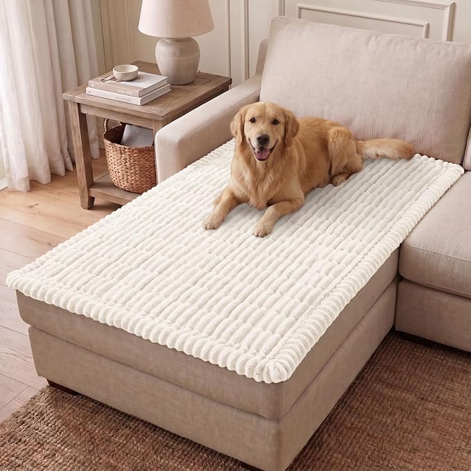 Couch Cover for Dogs, Washable Non Slip Plush Flannel Sofa Protector | Thick by hyha