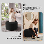 BSHOMGI Round Coffee Table Ottoman - Image 4