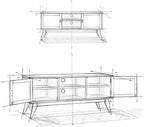 SIMPLIHOME Draper TV Stand - Image 2