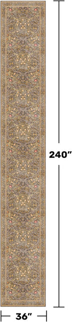 Washable 3x20 Extra Long Runner Rug - Image 2