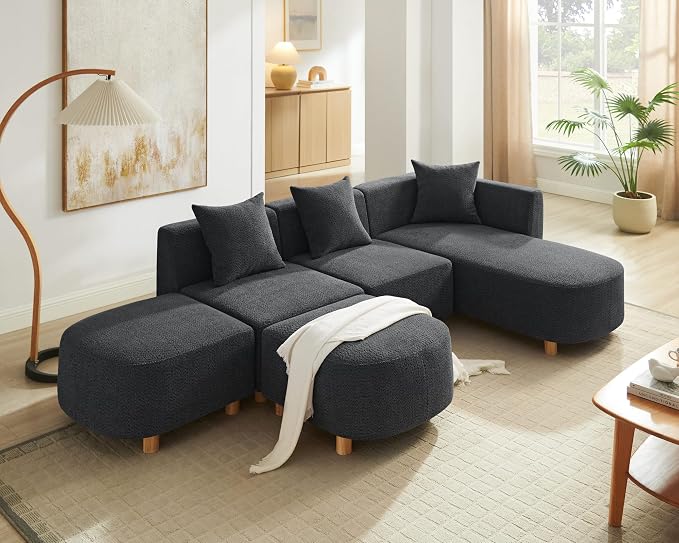 VANOMi 109.84" Modular Sectional Sofa by VANOMi