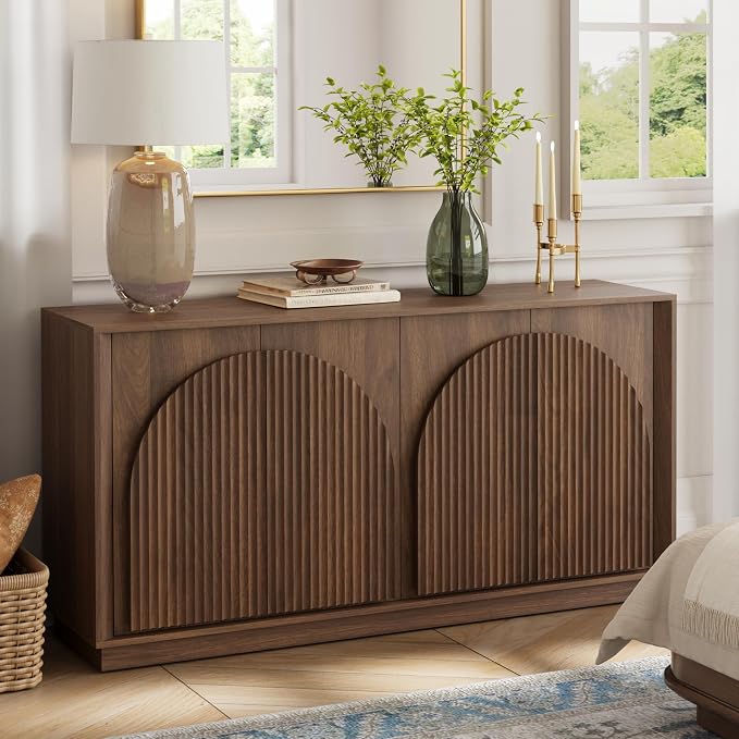 win2win Fluted Sideboard Buffet Cabinet - Image 9