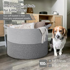 INDRESSME 115L Extra Large Blanket Basket, Cotton Rope Basket - Image 5