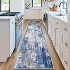 RELEANY Washable Runner 2'x10' Abstract Area Rug - Image 3