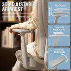 ELABEST Mesh Office Chair, Ergonomic Computer Desk Chair, Sturdy Task Chair- - Image 6