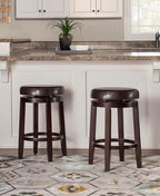 Linon Maya Brown Counter Stool - Image 2
