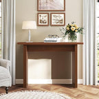 AVZEAR Mid Century Narrow Entryway Console Table, 43.3" Fluted Wood Couch Table - Image 9
