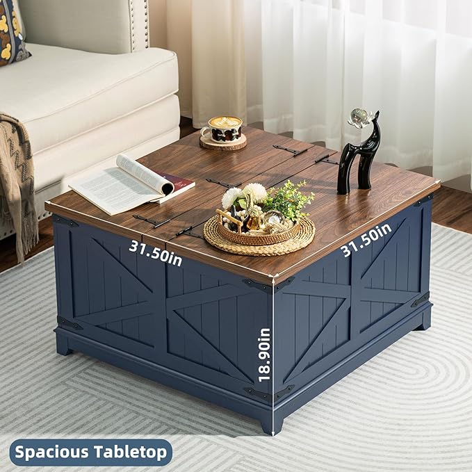 Joaxswe Farmhouse Coffee Table - Image 5