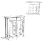 SIMPLIHOME Acadian Storage Cabinet - Image 13