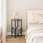 Vagusicc Round Side Table End Table - Image 6