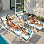 EverPine Outdoor Chaise Lounge Chair Cushion 74.4 x 22.8 x 4.7 Inch, Patio - Image 7