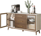 BELLEZE 60‘’ Sideboard Buffet, Console Table - Image 8
