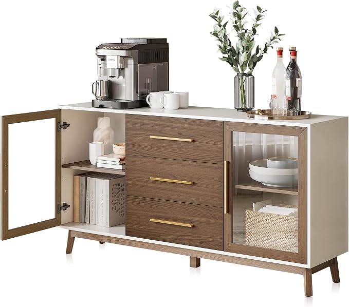 BELLEZE 60‘’ Sideboard Buffet, Console Table - Image 8