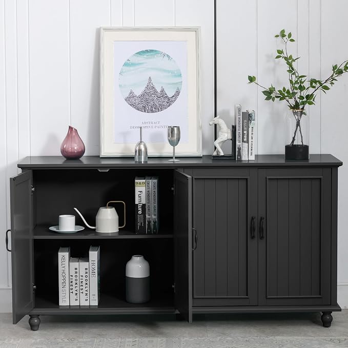 Scurrty 62'' Coffee Bar Cabinet Kitchen - Image 5
