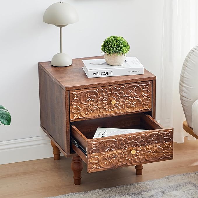 Nightstand, Farmhouse Bedside Table - Image 4