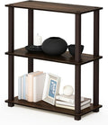 Furinno TURN-S-TUBE Storage Shelves, 3-Tier Book Shelf, Corner Shelf, Toolless by Furinno-FitsYourSpaceFitsYourBudget
