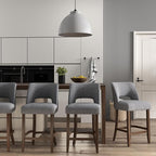 VKNOW Bar Stools Set of 4, Modern Counter Stools by VKNOW