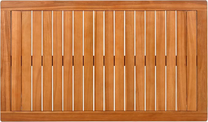 Merax Outdoor 4-Piece Acacia Wood Conversation Set - Image 10