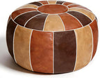 Thgonwid Unstuffed Moroccan Storage Pouf Foot Stool Ottoman Seat Handmade Faux by Thgonwid
