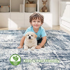 LOONGRUG 10x14 Area Rugs Washable Large Neutral Modern Living Room Rug | - Image 7