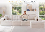 MAXYOYO 132" L Shaped Modular Sectional Sofa - Image 3